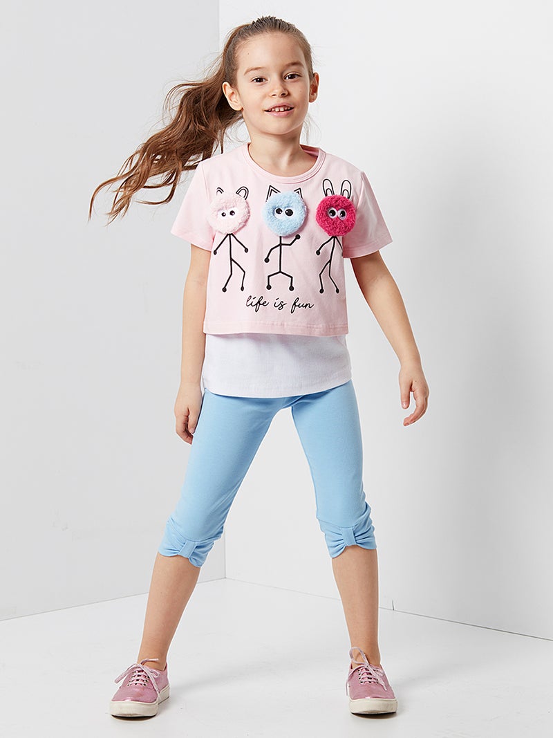 Denokids Life Is Fun 3Leggings Set - Image 1
